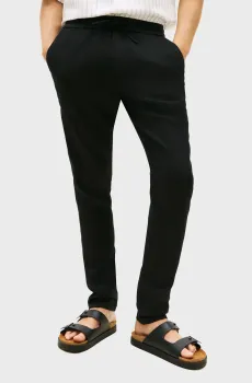 Мужские черные льняные брюки HARLEM PO SORONA Черный 32-32 Tommy Hilfiger MW0MW42336