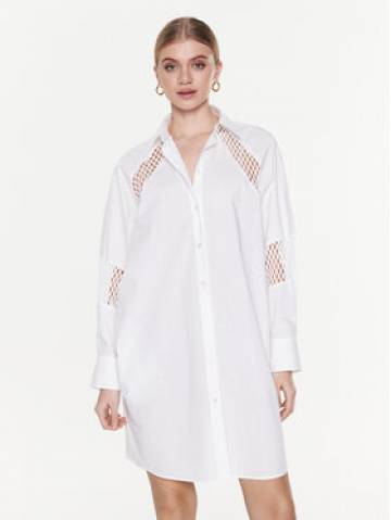 MSGM Сукня-сорочка 3441MDA183 237125 Білий Regular Fit MSGM Сукня-сорочка 3441MDA183 237125 Білий Regular Fit