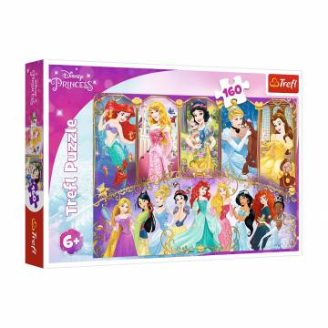 Пазлы Trefl Disney Princesses Portraits, 41*27.8 см, от 6 лет, 160 элементов (15407) Пазлы Trefl Disney Princesses Portraits, 41*27.8 см, от 6 лет, 160 элементов (15407)