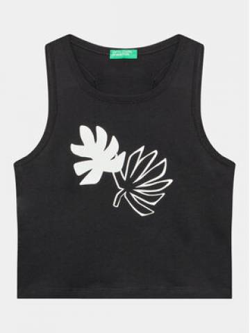 United Colors Of Benetton Топ 3096CH013 Чорний Regular Fit United Colors Of Benetton Топ 3096CH013 Чорний Regular Fit