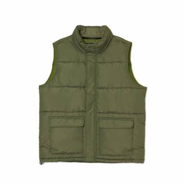 Cropp - Стьобаний жилет - оливковий Cropp - Стьобаний жилет - оливковий