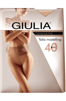Колготки женские Giulia Talia Modelling с шортиками, 40 DEN, Daino, размер 2