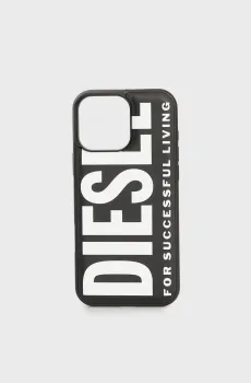 Черный чехол для телефона Iphone 16 Pro Max Черный ONESIZE Diesel 60130