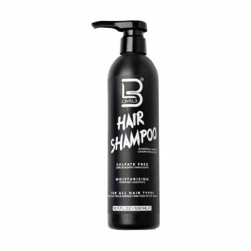 Безсульфатный шампунь Level3 Hair Shampoo Moisturizing Увлажняющий, для всех типов волос, 500 мл Безсульфатный шампунь Level3 Hair Shampoo Moisturizing Увлажняющий, для всех типов волос, 500 мл