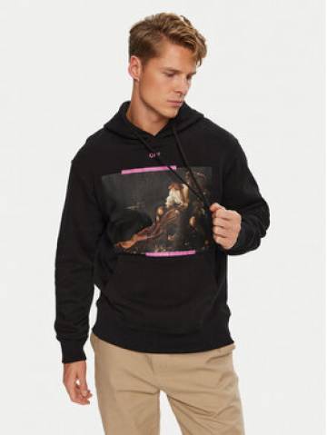 Off-White Світшот OMBB097S23FLE0031034 Чорний Regular Fit Off-White Світшот OMBB097S23FLE0031034 Чорний Regular Fit