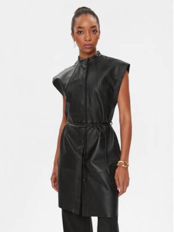 Bruuns Bazaar Шкіряна сукня Eytelia Kanza BBW3583 Чорний Regular Fit Bruuns Bazaar Шкіряна сукня Eytelia Kanza BBW3583 Чорний Regular Fit