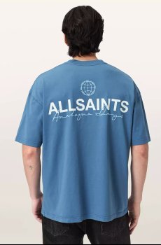 Хлопковая футболка AllSaints EMBLEM