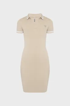 Женское бежевое платье Бежевый M-L Guess V6RK02.Z4692;FNL8