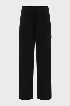 Женские черные карго BRUSHED COTTON CARGO PANT Черный 25 Calvin Klein Jeans J20J224965