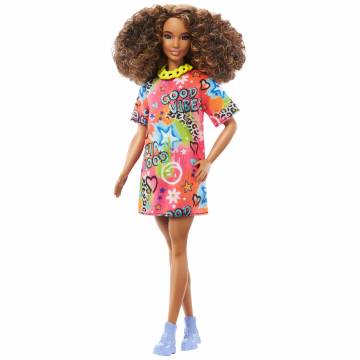 Лялька Barbie Fashionistas Модниця в яскравій сукні-футболці (HJT00) Лялька Barbie Fashionistas Модниця в яскравій сукні-футболці (HJT00)