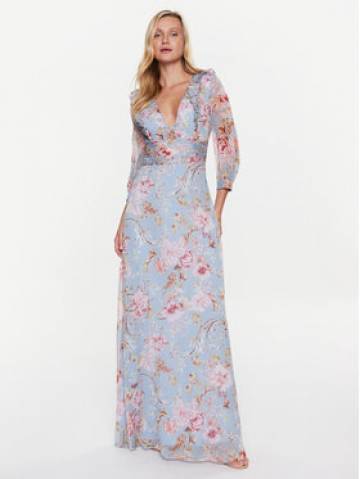 Liu Jo Літня сукня CA3378 TS030 Голубий Regular Fit Liu Jo Літня сукня CA3378 TS030 Голубий Regular Fit