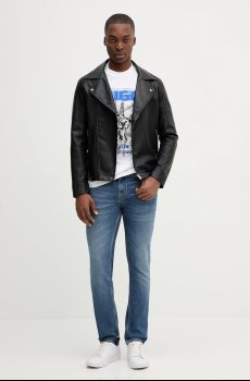 Хлопковая футболка Hugo Blue Nopix