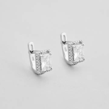 Серебряные серьги Minimal 520343б Серебряные серьги Minimal 520343б