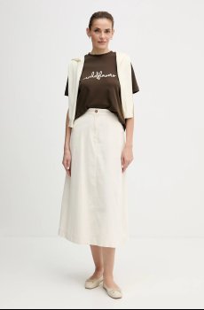 Хлопковая юбка United Colors of Benetton