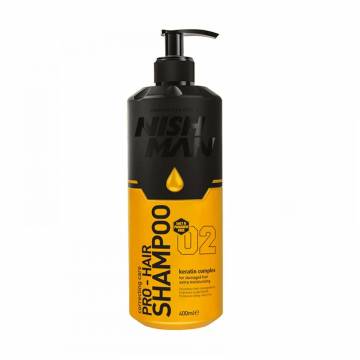 Шампунь для волос Nishman Pro-Hair Shampoo 02 Keratin Complex, 400 мл Шампунь для волос Nishman Pro-Hair Shampoo 02 Keratin Complex, 400 мл