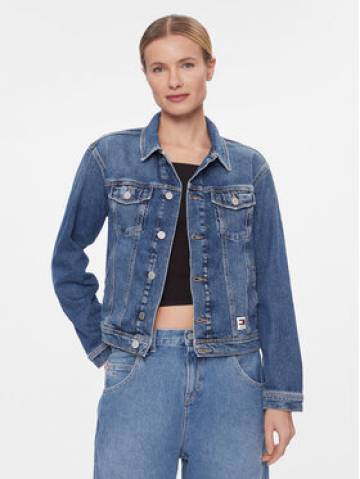 Tommy Jeans Джинсова куртка DW0DW16986 Голубий Mom Fit Tommy Jeans Джинсова куртка DW0DW16986 Голубий Mom Fit
