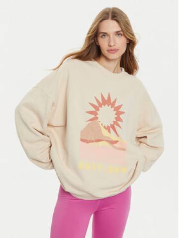 Roxy Світшот Lineup ERJFT04865 Бежевий Relaxed Fit Roxy Світшот Lineup ERJFT04865 Бежевий Relaxed Fit