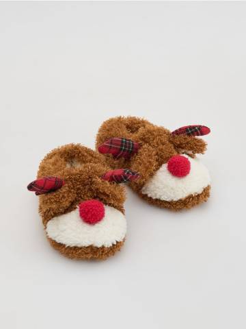 Reserved - MEN`S SLIPPERS - коричневий - 482HG-88X Reserved - MEN`S SLIPPERS - коричневий - 482HG-88X