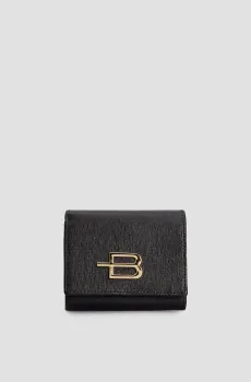 Женский черный кожаный кошелек Черный ONESIZE Baldinini P3B005XXSAFF;0000