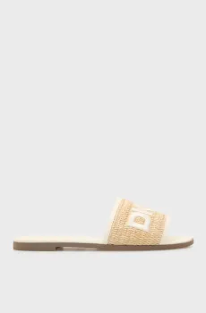 Женские бежевые слайдеры WINSLET Бежевый 37 DKNY K2639122