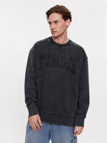 Tommy Jeans Світшот New Vrsty DM0DM17791 Чорний Relaxed Fit Tommy Jeans Світшот New Vrsty DM0DM17791 Чорний Relaxed Fit