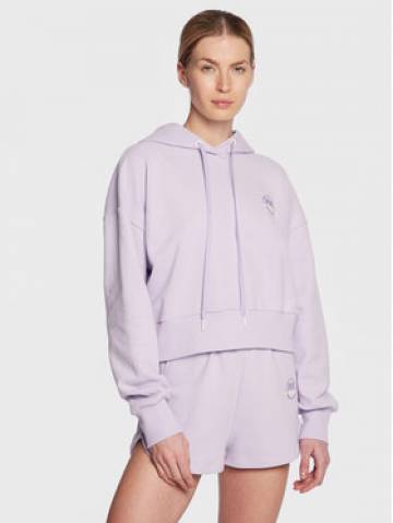 Pinko Світшот 100367 A0KN Фіолетовий Cropped Fit Pinko Світшот 100367 A0KN Фіолетовий Cropped Fit