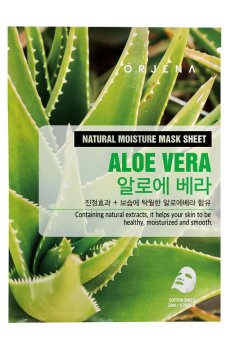 Тканевая маска для лица ORJENA Natural Moisture Mask Sheet Aloe Vera с экстрактом алоэ, 23 мл