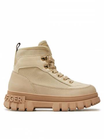 Tommy Hilfiger Черевики Lace-Up Bootie T3A5-33602-1698 M Бежевий Tommy Hilfiger Черевики Lace-Up Bootie T3A5-33602-1698 M Бежевий