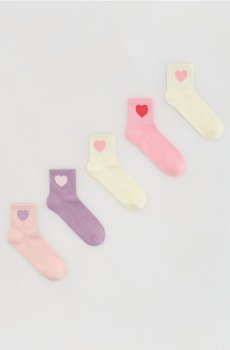 Reserved - Шкарпетки 5 шт. - рожевий - 907IH-30X