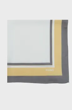 Мужской белый платок Белый ONESIZE HUGO 50562006;720