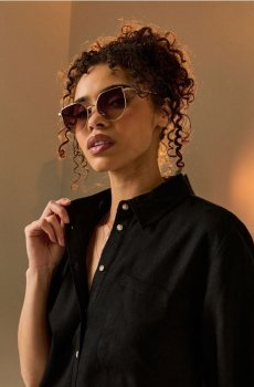 Сонячні окуляри - золотий