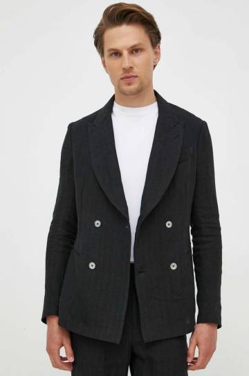 Emporio Armani цвет чёрный однотонная Emporio Armani цвет чёрный однотонная