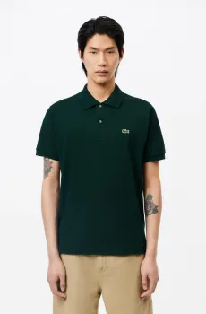 Мужское зеленое поло Зеленый S Lacoste L1212YZP