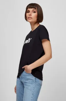 Женская черная футболка Черный S Levi’s® 17369;1756