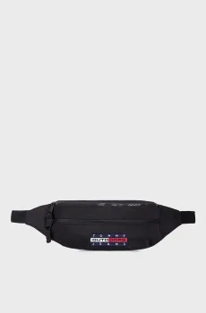 Мужская черная поясная сумка TJM ARCHIVE BUMBAG CROSSOVE Черный ONESIZE Tommy Jeans AM0AM12399