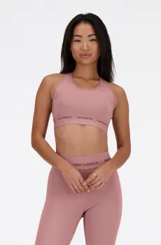 Женский роховый топ NB Pace Розовый L New Balance WB41048RSE