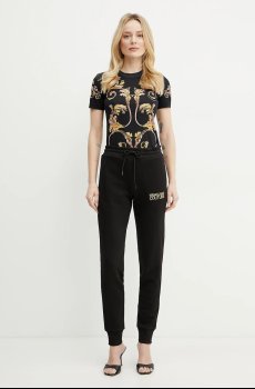 Хлопковые спортивные штаны Versace Jeans Couture