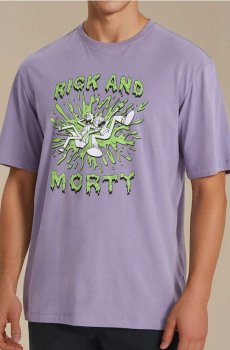 Футболка Rick and Morty - Фіолетовий