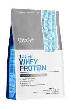 Протеин OstroVit 100% Whey Protein со вкусом французской ванили, в порошке, 700 г