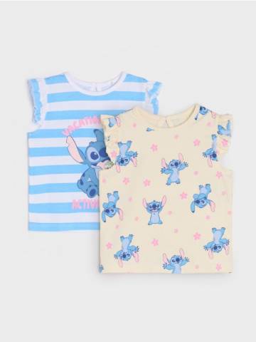 Футболки, 2 шт. Stitch - білий
