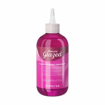 Крем-уход для блеска волос Inebrya Sheсарe Glazed Intense Treatment с эффектом глазирования, 250 мл Крем-уход для блеска волос Inebrya Sheсарe Glazed Intense Treatment с эффектом глазирования, 250 мл