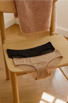 Труси-хіпстери, 2 пари - різнобарвний