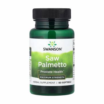 Здоровье простаты Swanson Saw Palmetto Maximum Strength 320 мг, 60 гелевых капсул Здоровье простаты Swanson Saw Palmetto Maximum Strength 320 мг, 60 гелевых капсул