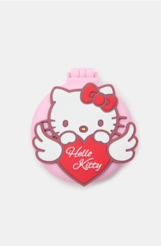 Щітка для волосся з дзеркалом Hello Kitty - рожевий