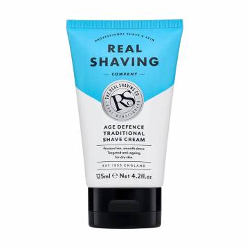 Мужской традиционный крем для бритья The Real Shaving Co. Age Defence Traditional Shave Cream, 125 мл Мужской традиционный крем для бритья The Real Shaving Co. Age Defence Traditional Shave Cream, 125 мл