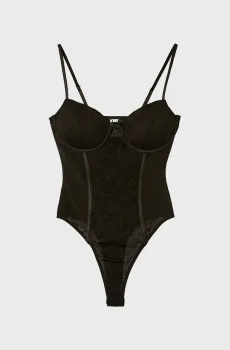 Женское черное боди Черный XS Tally Weijl SBOPEFIORELA