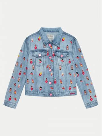 Guess Джинсова куртка J4GL03 D45E0 Голубий Regular Fit Guess Джинсова куртка J4GL03 D45E0 Голубий Regular Fit
