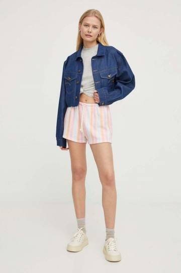 Хлопковый топ American Vintage цвет серый Хлопковый топ American Vintage цвет серый