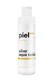 Антивозрастной тоник для лица Piel Cosmetics Rejuvenate Silver Aqua Tonic для чувствительной и сухой кожи, 250 мл