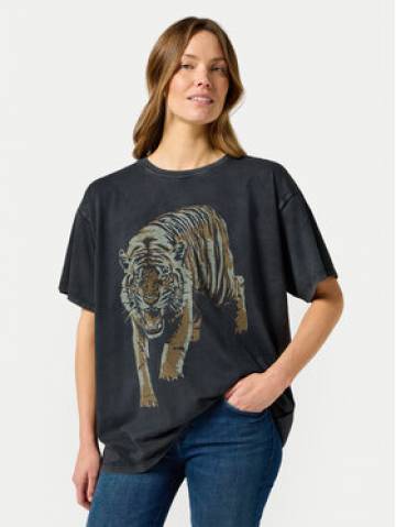Wrangler Футболка 112356445 Чорний Oversize Wrangler Футболка 112356445 Чорний Oversize